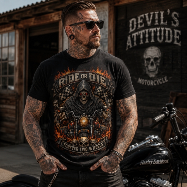 T-shirt Ride or Die unisex