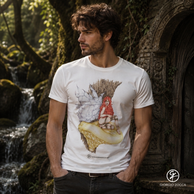 Cordyline T-shirt unisex White
